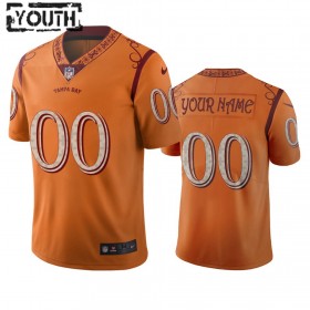 Tröjor Tampa Bay Buccaneers Custom Orange City Edition Vapor Limited - Barn